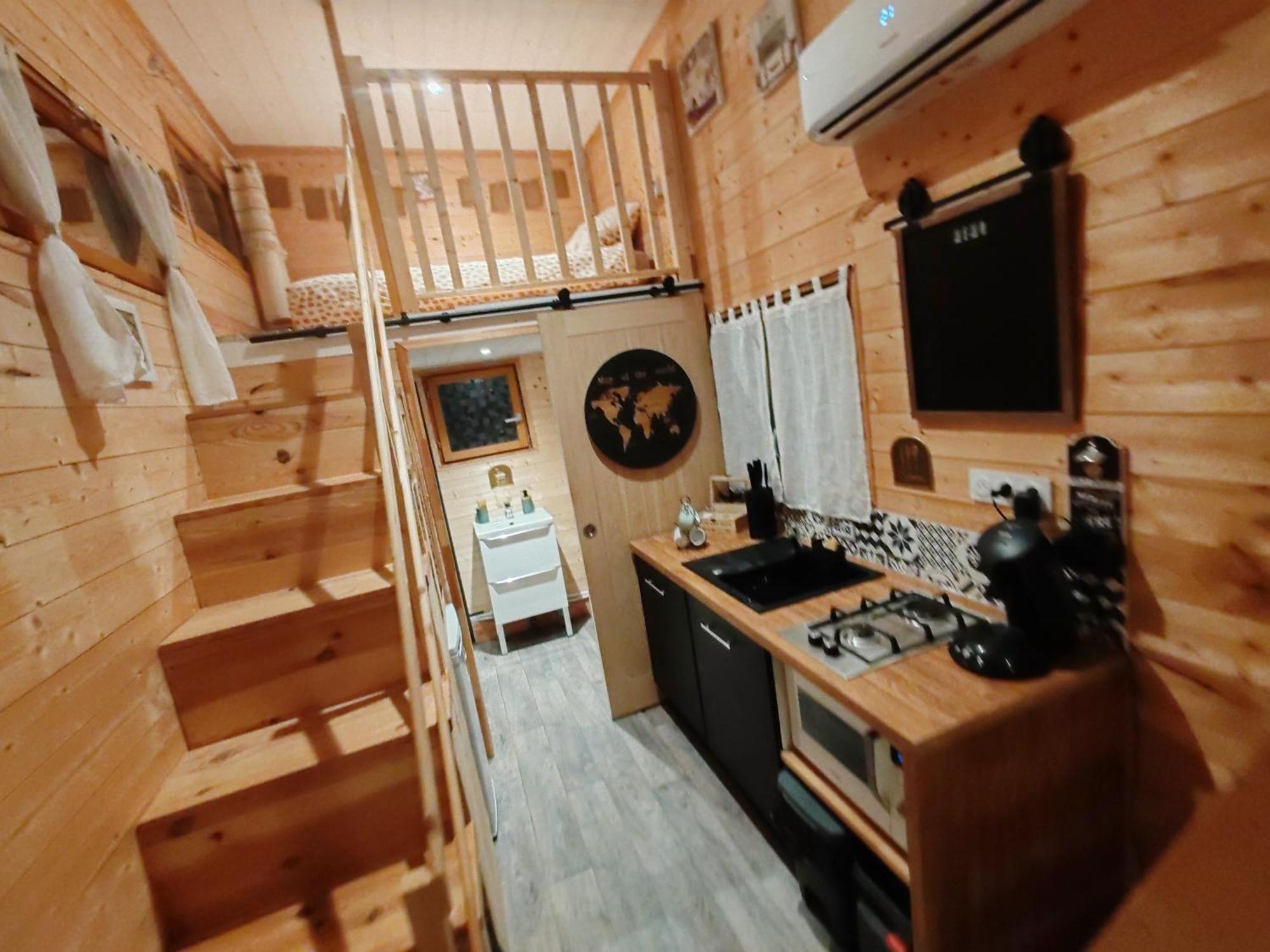 Вилла Tiny House Des Bougnats Teilhede Экстерьер фото